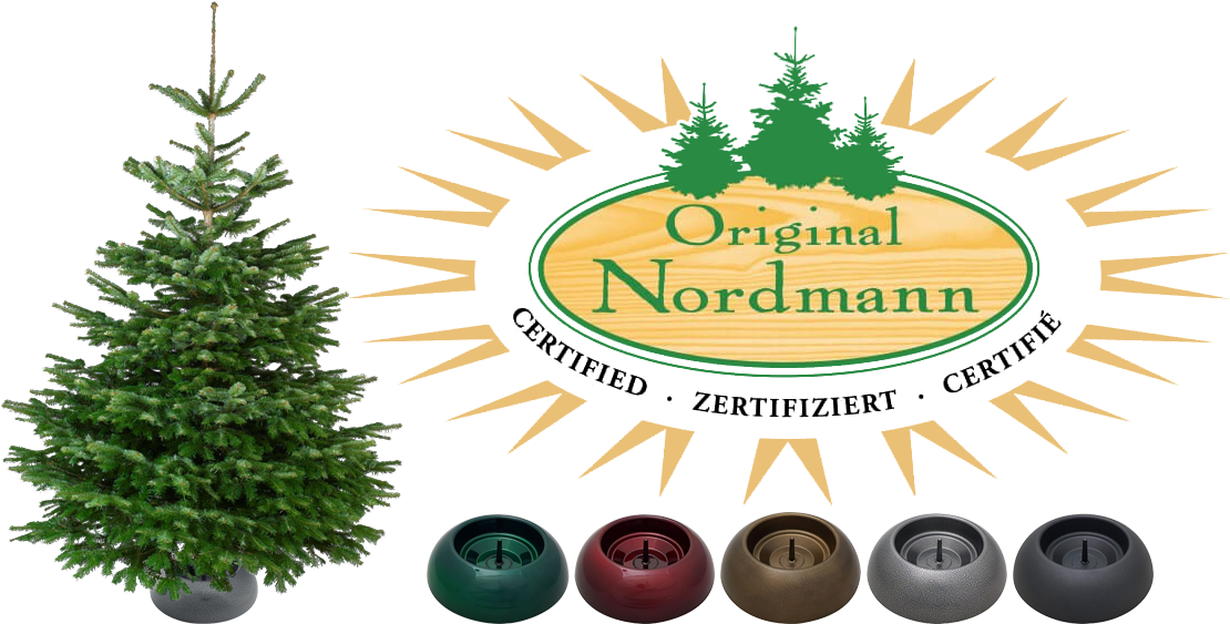 Certified Original Nordmann kerstbomen en EasyFix standaards